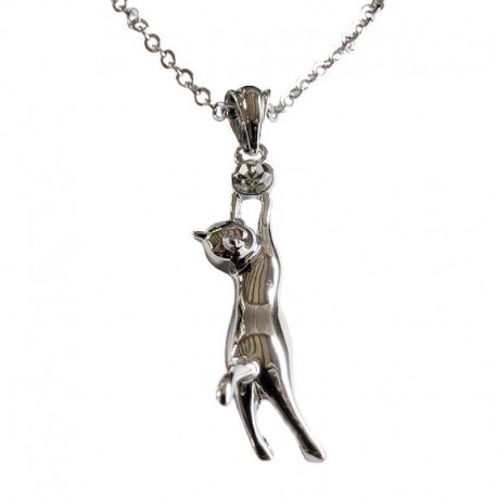 Pendentif Forme Chat Et Cristal Beau Bijou Fantaisie Chat Pendentif Forme Chat Et Cristal Beau Bijou Fantaisie Chat