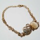 Bijou en forme de chat Bracelet chat Rose