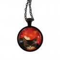 Cabochon Chats Rouge et Noir