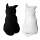 Coussins chats noir et blanc
