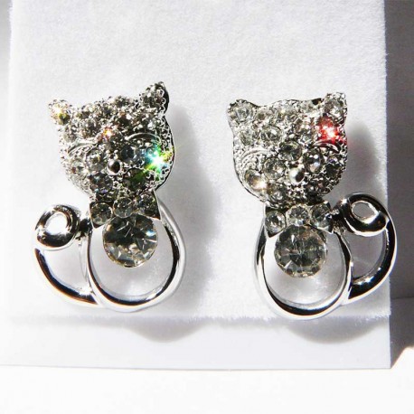 Boucles d'Oreilles Originales Glamour Strass