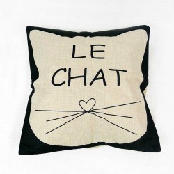 Housse de coussin Chat Neko café