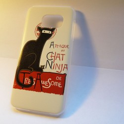 Coque pour Galaxy S7 Chat Ninja