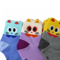 Chaussettes Colorées Enfant Chat