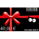 Carte Cadeau  Nekoland 40€
