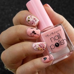 Kit Nail Art Happy Chat Valentin