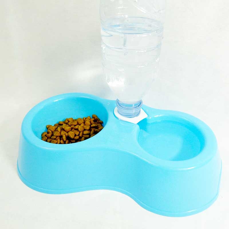 Gamelle Pour Chat Double Avec Distributeur D Eau