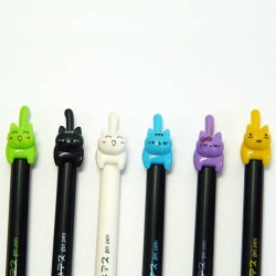 Fourniture kawaii Nekoland : Stylo chat à ressort