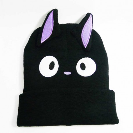 Bonnet pour Femme Chat Noir de Dessin Animé