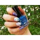 Vernis bleu original et water decal Chat