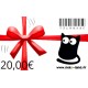 Carte Cadeau Nekoland 20 euros