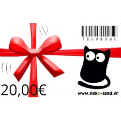 Carte Cadeau Nekoland 20 euros