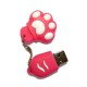 Clé USB Patte de Chat Rose