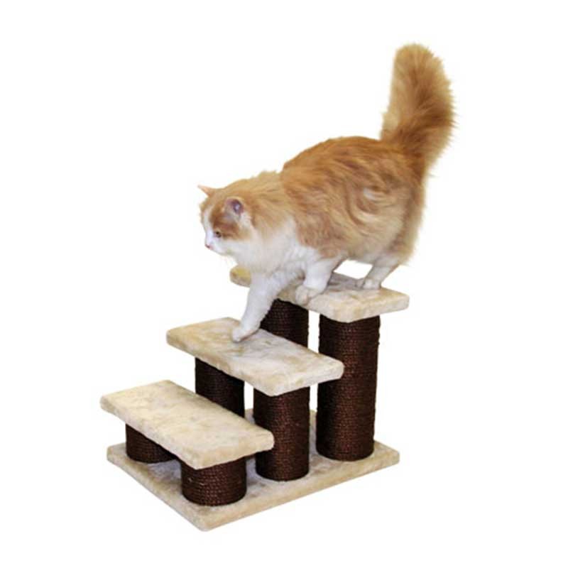 L Accessoire Design Le Griffoir Avec Marches Pour Chat