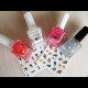 Kit Vernis et Stickers Nail Art Chat