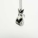 Pendentif de chat Amour verso