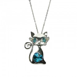 Pendentif Chat Regard intense