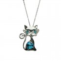 Pendentif Chat Regard intense