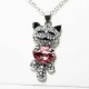 Pendentif Mignon Chat Nounours Bisou