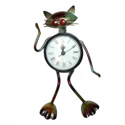 Horloge Amusante Chat Assis