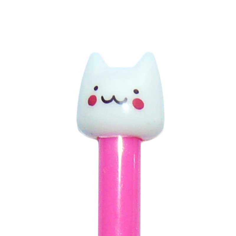 Fourniture kawaii Nekoland : Stylo chat à ressort