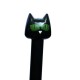 Stylo Bille Fantaisie chat noir Yeux Verts