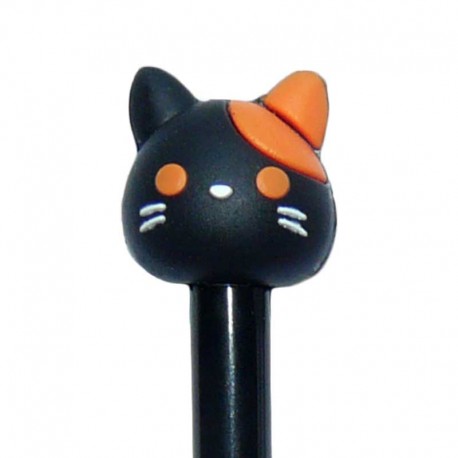 Stylo Mignon Chat Noir et Orange