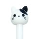 Stylo Kawaii Chat Blanc et Noir