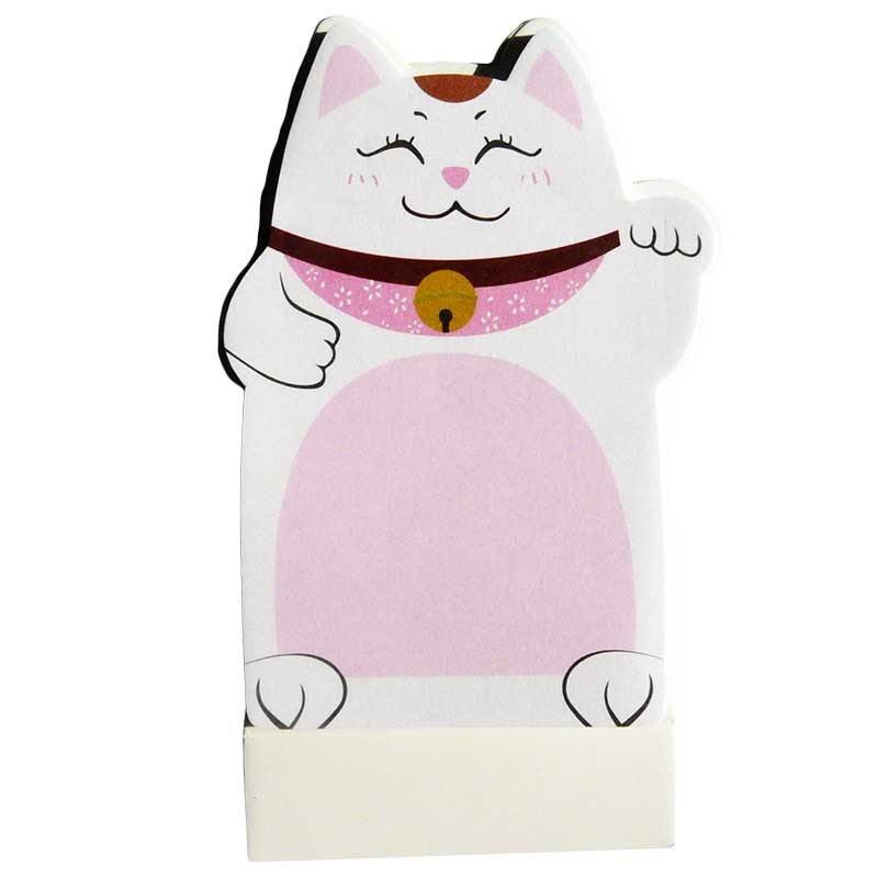 Papeterie mignonne, Post it kawaii Chat Maneki Neko