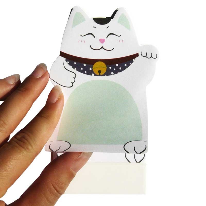 Papeterie mignonne, Post it kawaii Chat Maneki Neko