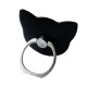 Bague Support Telephone Chat Noir