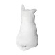 Coussin Mignon en forme de Chat Blanc