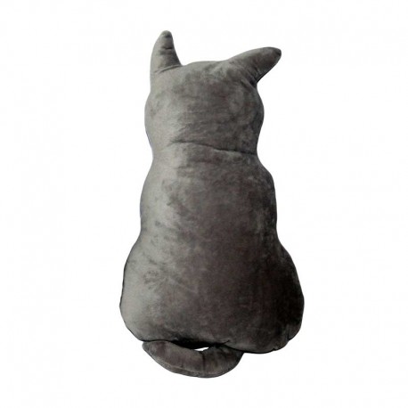 Oreiller original en forme de Chat Gris