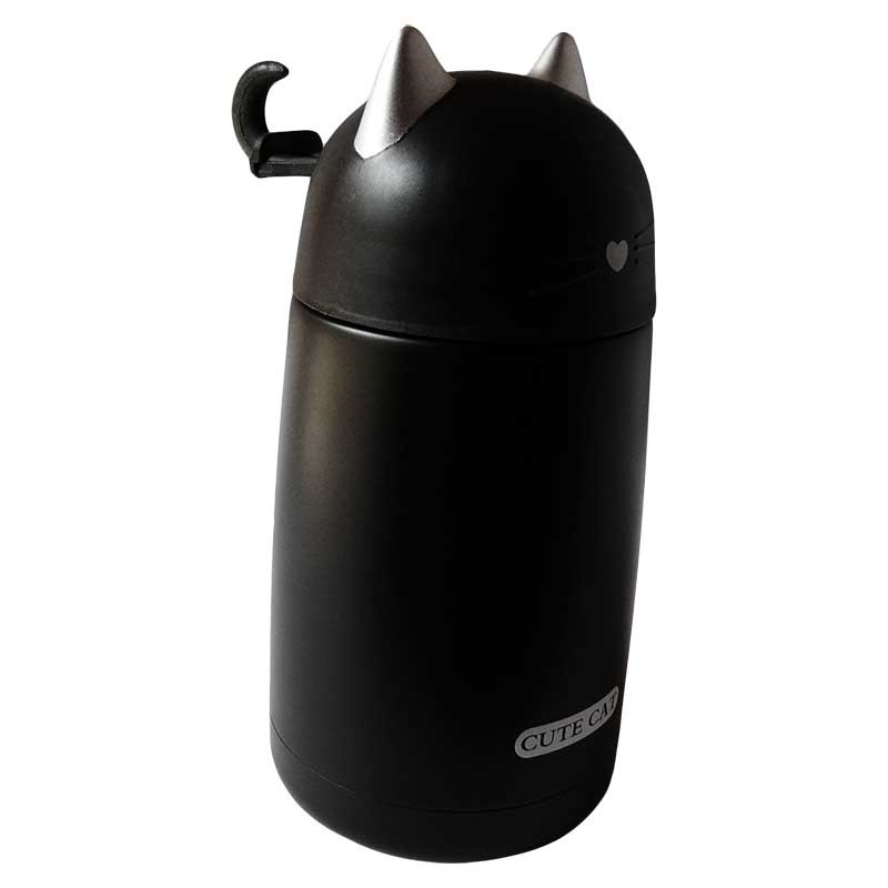 Mug Thermos Chat, Tasse Isotherme originale à Oreilles