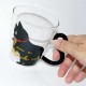 Tasse insolite Chat Noir Anse queue