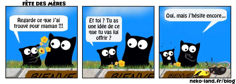 BD de Chat Nekoland Fête des Mères